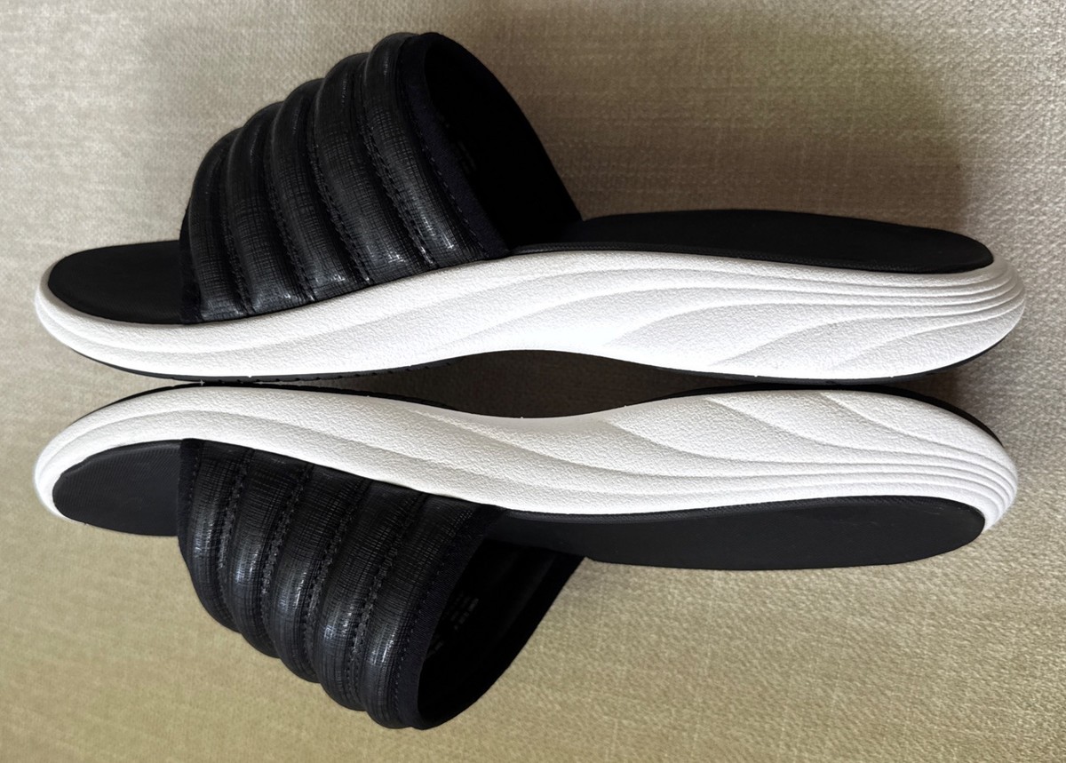 Olukai KOMO Slide Comfort Sandal Black/ White Men Sz 10 OluKai Komo Slide Men main image 3