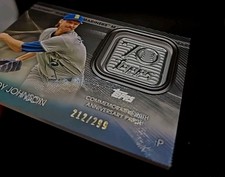 2021 Topps - Topps 70th Anniversary Manufactured Logo Patches Series 2 Randy...