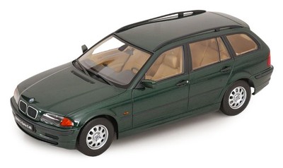 KK Scale 1:18 BMW 3SERIES E46 TOURING DARK GREEN METALLIC 1999 - KKDC181466