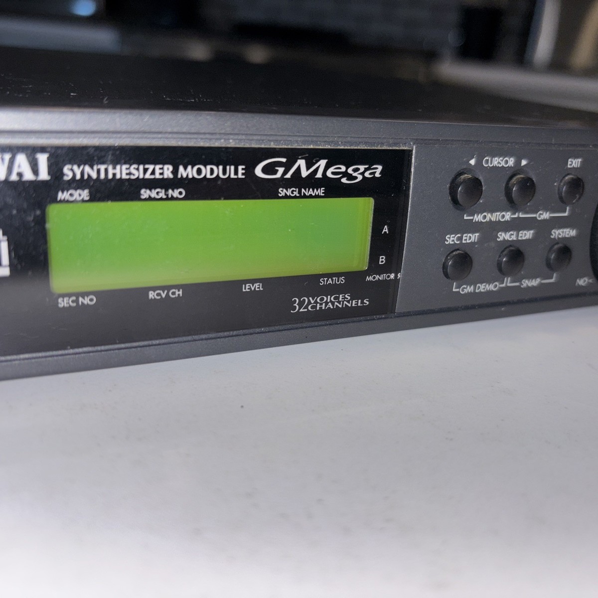 KAWAI GMega 音源モジュール　シンセサイザーモジュール　A465 KAWAI GMega 32 Channel Midi Synthesizer Module Untested w/o power