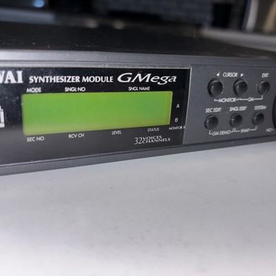 KAWAI GMega 32 Channel Midi Synthesizer Module Untested w/o power