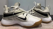 Nike React Hyperset White Black Gum Women’s Sz 8.5 Volleyball Shoes CI2956-100