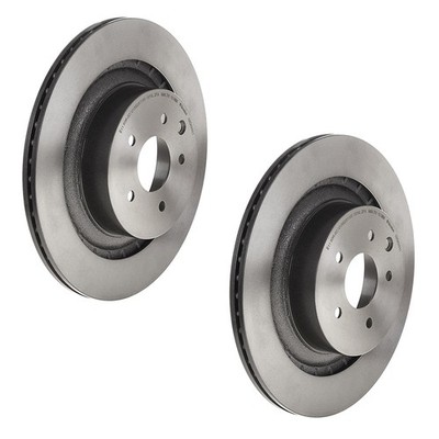 Brembo Pair Set 2 Rear 350mm Disc Brake Rotors for Infiniti G37 Q60 Nissan 370Z