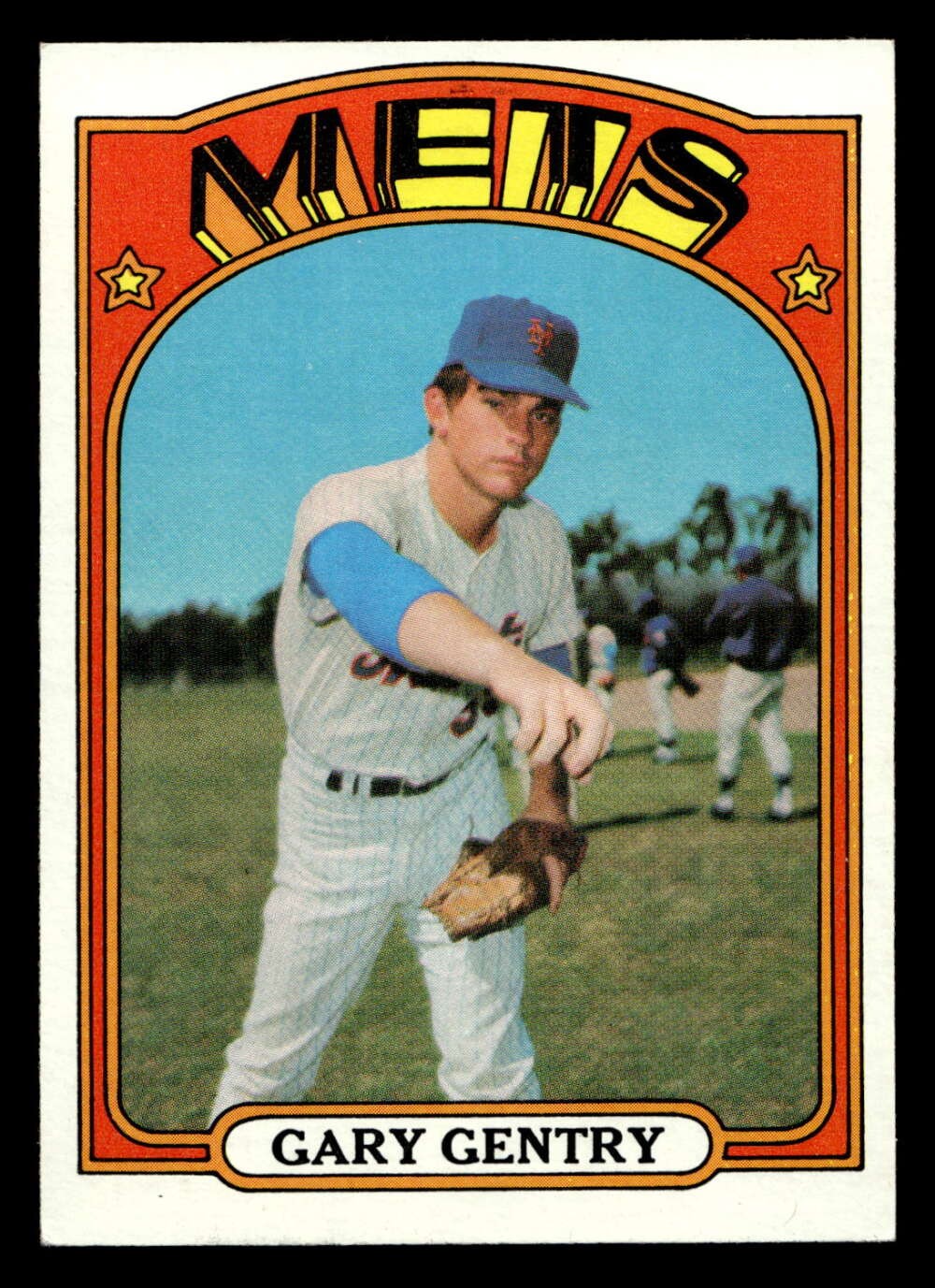 1972 Topps #105 Gary Gentry Ex-Mint Mets  ID:441486