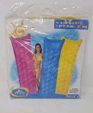 Vintage 2007 INTEX The Wet Set  Swim Pool Air Mat Float 72" x 27" Yellow SEALED