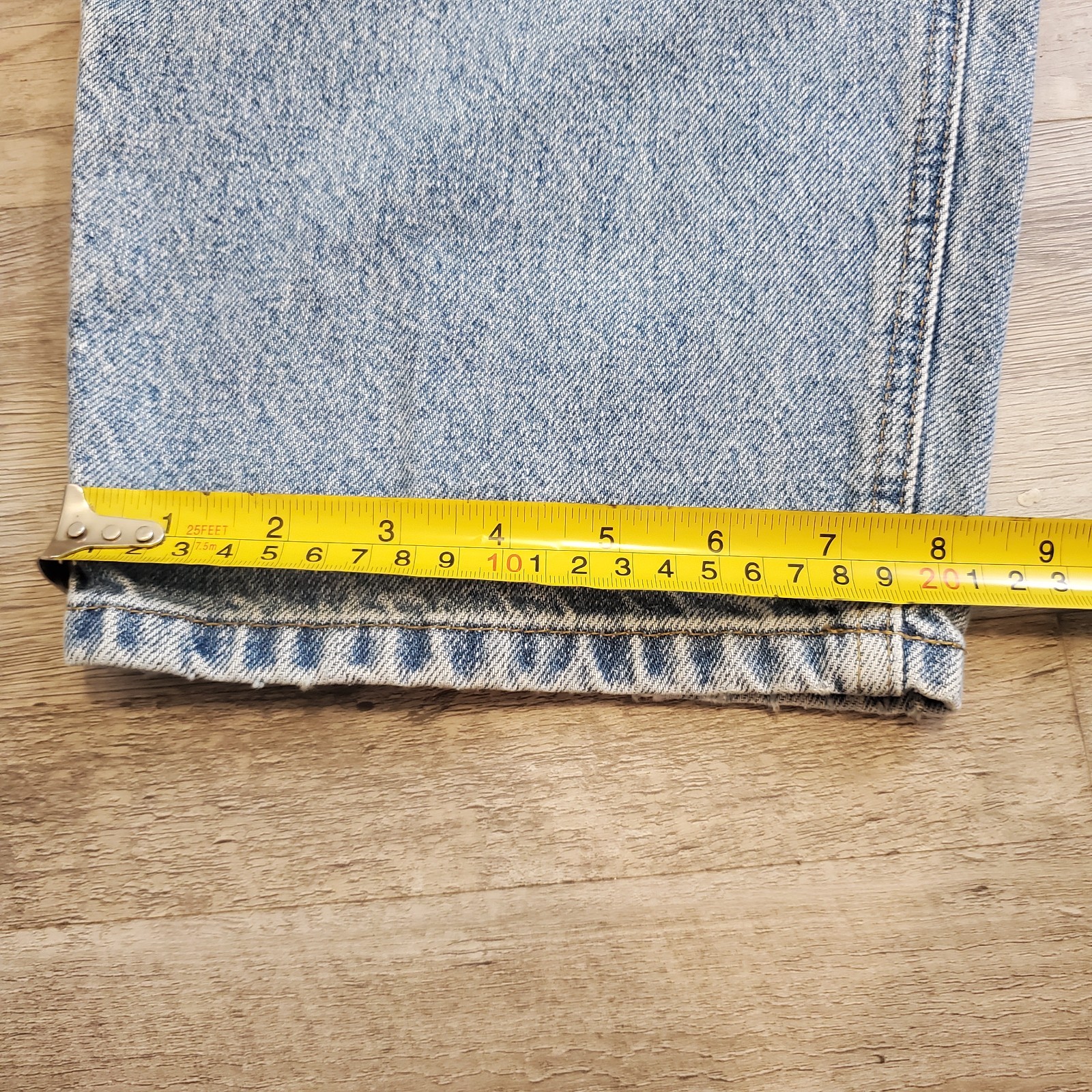 Carhartt B10 Jeans Relaxed Fit Denim Blue Jeans Mens 44x29 Measured Distressed thumbnail 7