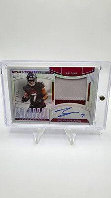 Panini National Treasures Bijan Robinson Colossal Signatures Auto Patch 18/25