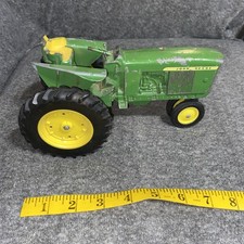Vintage ERTL JOHN DEERE 3020 4020 TRACTOR with WIDE REAR TIRES 1/16 Scale