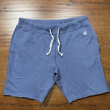 Todd Snyder Champion Sweatshorts Men M 8" Pale Blue Retro Alt Distressed Classic
