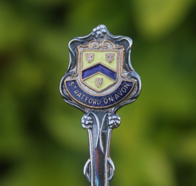 Vintage Löffel Stratford Upon Avon UK Souvenir William Shakesphere Souvenir Geschenk