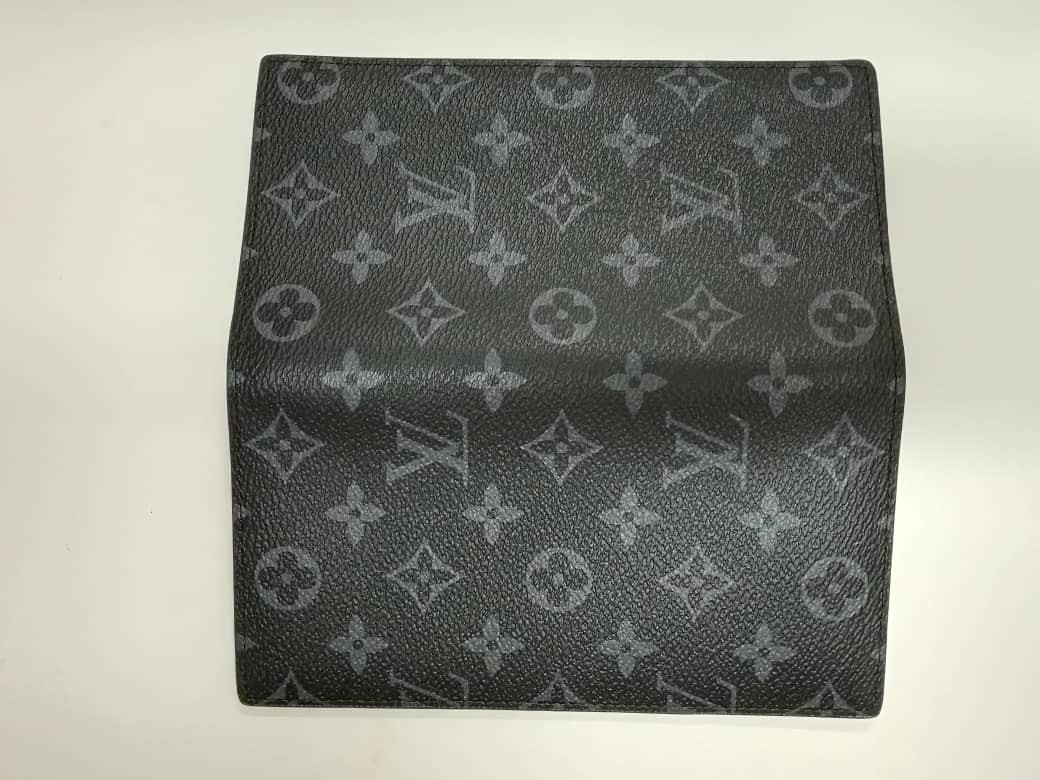 Louis Vuitton Monogram Eclipse Brazza Canvas Long… - image 4