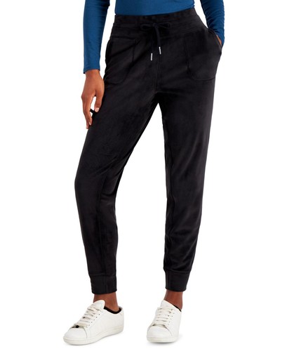 32 DEGREES Womens Velour Jogger Pants S 