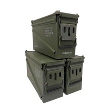 3 cans! 40MM Ammo Cans-Grade 1 Best on eBay! Empty