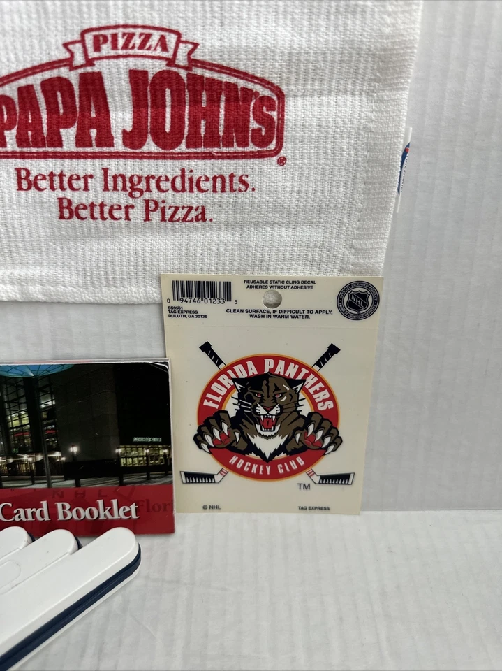 Pacote de fãs Florida Panthers - Cartões fotográficos, decalque, tapa e toalha pequena D-3 - Imagem 4 de 4