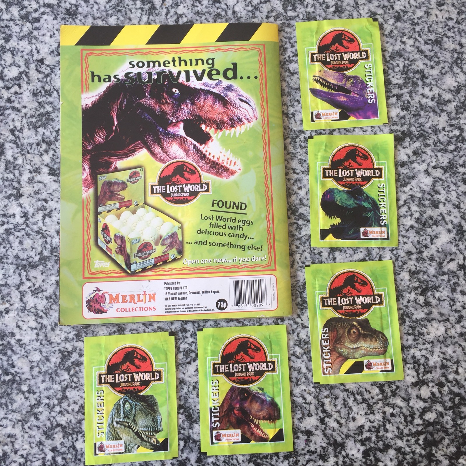 Jurassic Park 3 Jurassic World The Lost World Complete Album Stickers Ebay Jurassic Park 3 Jurassic World The Lost World Complete Album Stickers Ebay