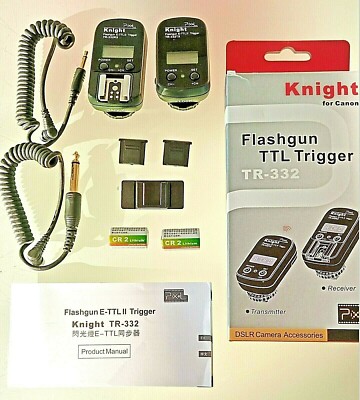 Pixel Flashgun TTL Trigger TR-332 Knight Funkauslöser für CANON 