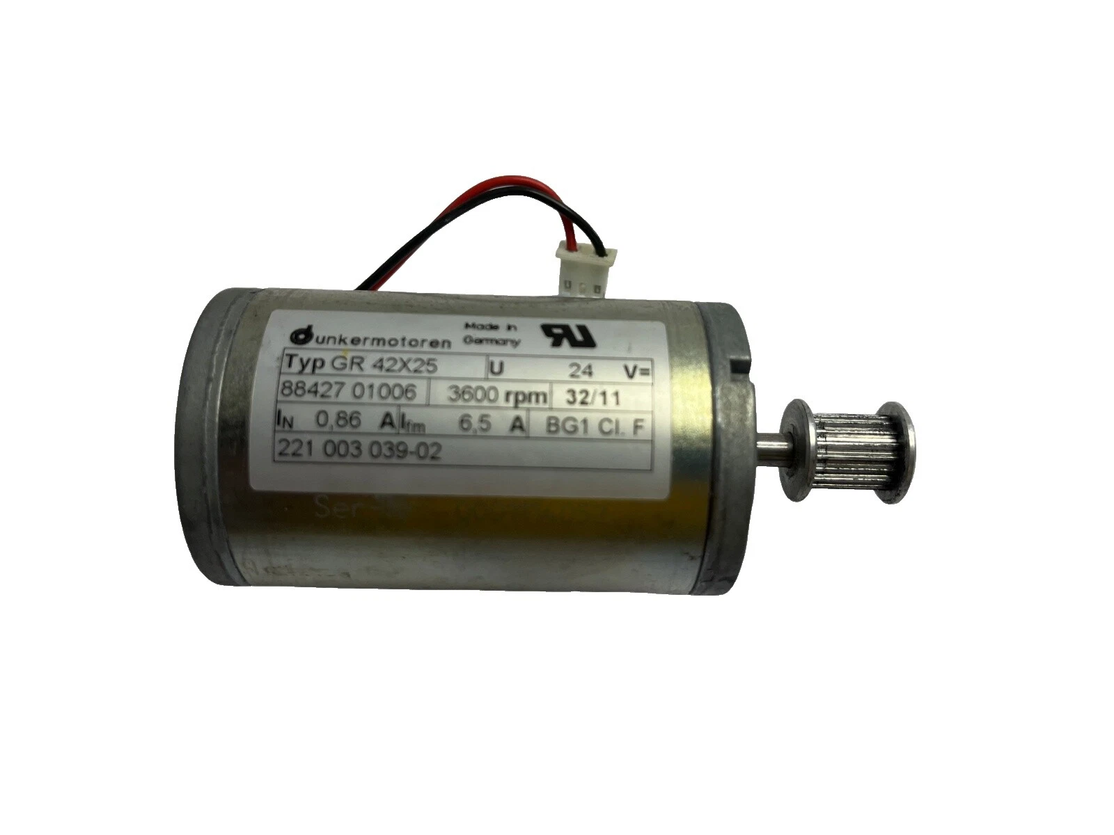 Motores eléctricos industriales RPM 24 V