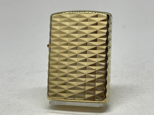 ZIPPO Lighter Diamond Shape Gold 4-sided Armor Case Japan ZIPPO Lighter Diamond Shape Gold 4-sided Armor Case Japan