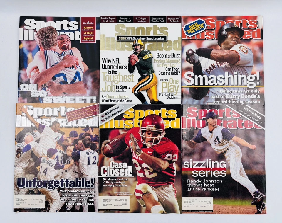 Lot Of 30 Vintage Sports Illustrated Magazines (1990’s-early 2000’s) - Image 3 of 4