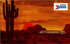 Amtrak Vintage Postcard Unposted The Great Southwest part America