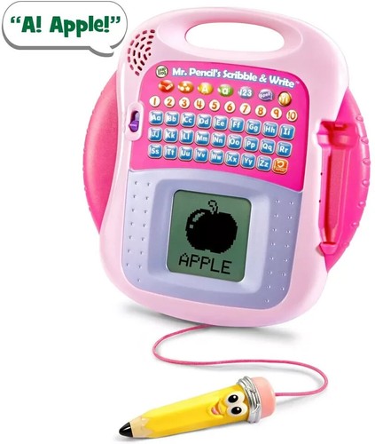 LeapFrog Mr. Pencil's Scribble and Write Toddler Preschool Learning Toy, Pink - Picture 2 of 8