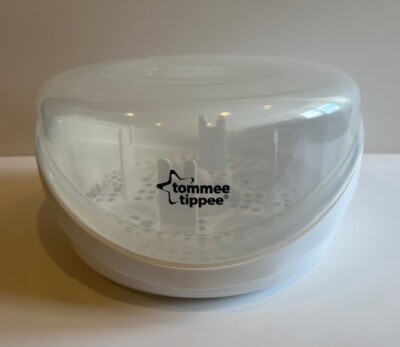 Tommee Tippee Micro-Steam Microwave Sterilizer for Baby Bottles with Accessories