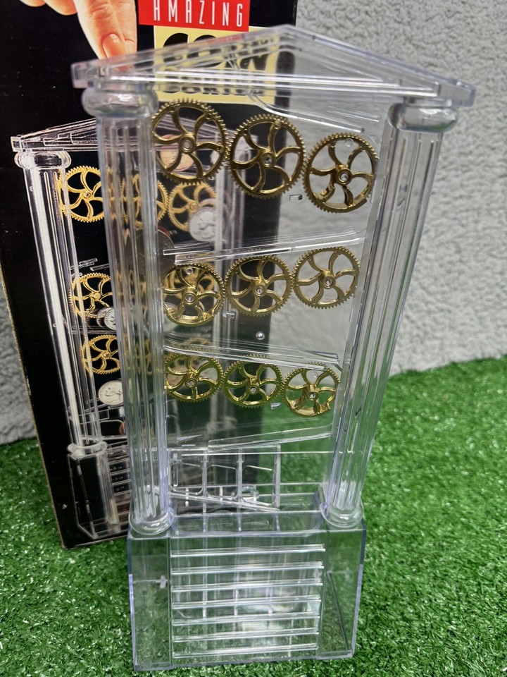 Vintage AMAZING COIN SORTER Change Counter Plastic Gears Money Bank eBay
