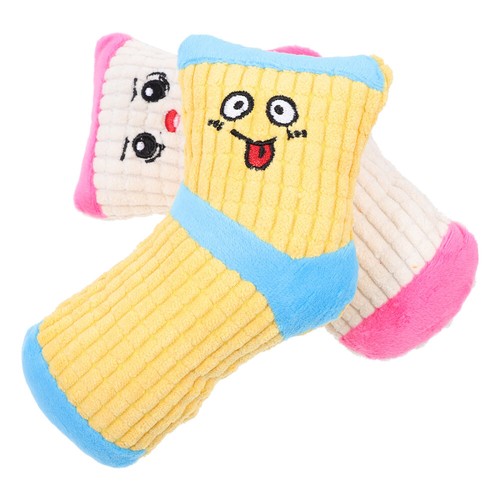 2 Pcs Pet Plush Toys Cartoon Dog Socks for Mushers Secret Paw Wax eBay