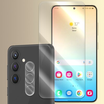 Bubble-Free Front & Back Camera Lens Screen Protector f Samsung Galaxy S24 S921U