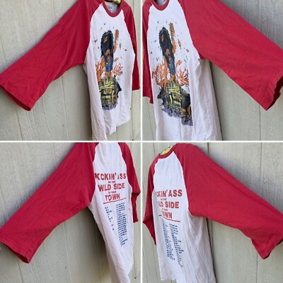 Motley Crew Kickin Ass on the Wild Side of Your Town raglan tee t
