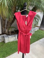 J. Crew Red Dress Size 2P