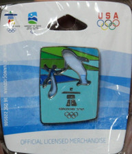 2010 Vancouver Olympic pin  Whale