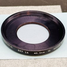 Unused NOS GRAFLEX XL STEP UP RING 40.5mm to SERIES 8 w/ 1A SKYLIGHT FILTER