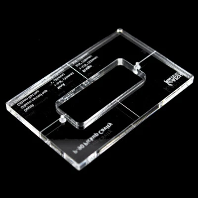 KAISH Acrylic Pickup Routing Template Pickup Templates for P90 Body Rout