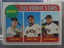 Ryder Jones/Miguel Gomez/Reyes Moronta (Giants/RC) - 2018 Topps Heritage #16