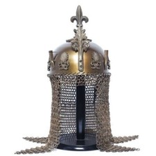 Elmetto da battaglia imperatore medievale elmo sultano cavaliere guerriero el...