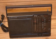 Emerson PM3911 AM / FM / Weather and TV Sound Portable Radio. Tested 