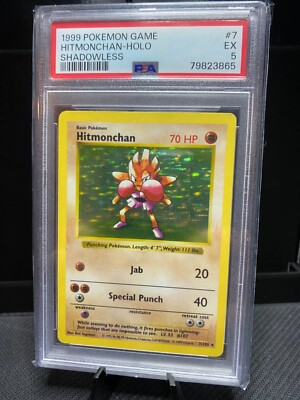 Hitmonchan 007/102 Base Set (Shadowless) Holo | Acquisti Online su