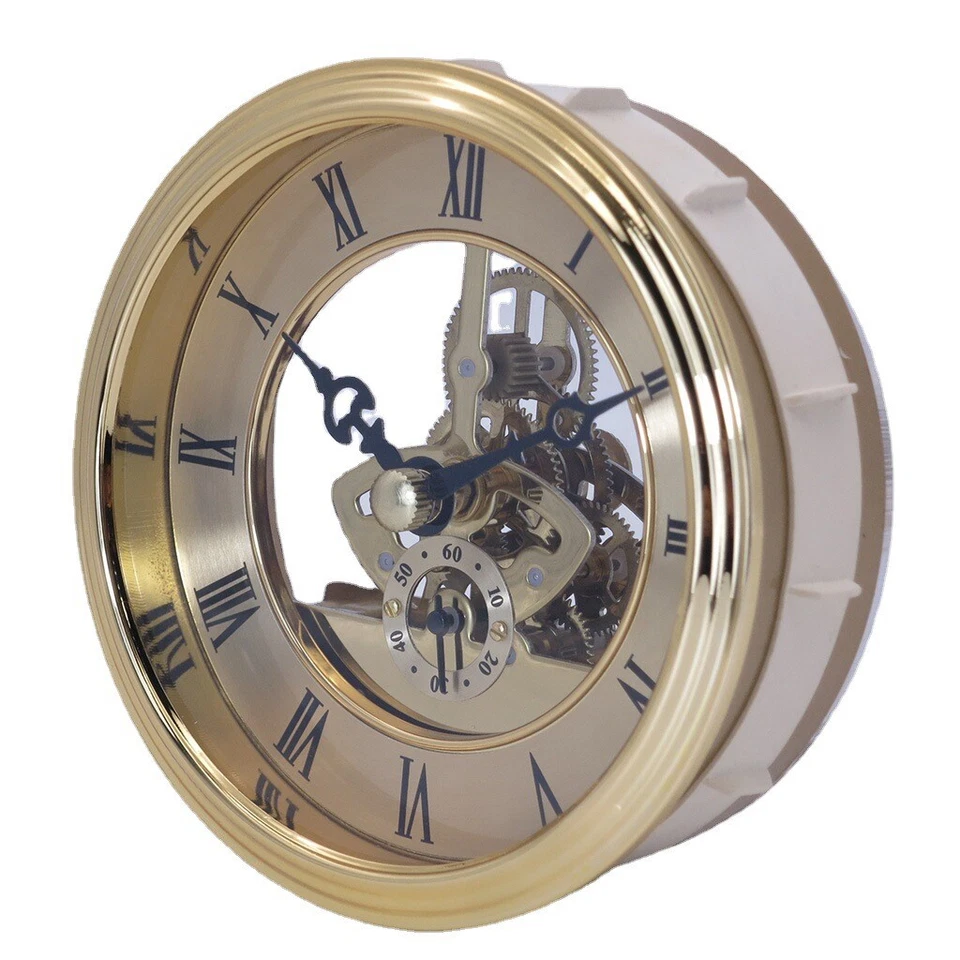 For Skeleton Gear Quartz Insert Clock Movement Battery Operated fit 91mm Bezel - Image 3 of 4