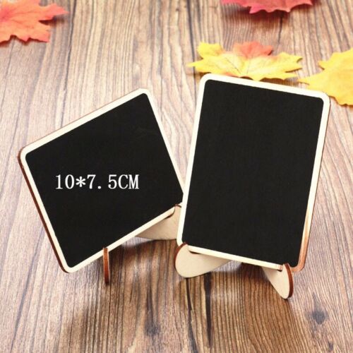 20x Small Blackboard Mini Display Message Board Rectangle Blackboard 10*7.5cm - Picture 9 of 11