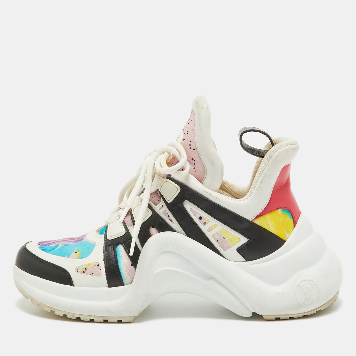 Louis Vuitton Multicolor Fabric and Leather Archlight High Louis Vuitton Multicolor Fabric and Leather Archlight High