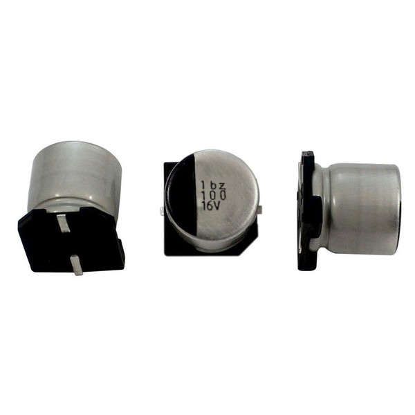 20X Smd Elko Kondensator 100µF 16V 105°C 6,3X5,3Mm RVZ-16V101MF55UQ-R2 100Uf-image