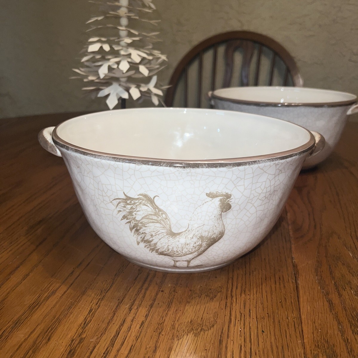 Certified International Susan Winget Rooster Toile Deep Bowl  display picture 1