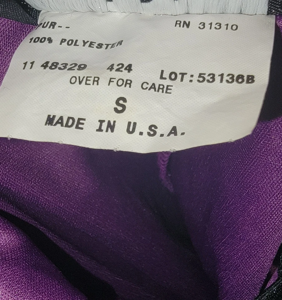 Vtg Y2K Womens Purple Babydoll Floral Mesh Velvet Burnout Whimsigoth Slip Dress - Image 4 of 4