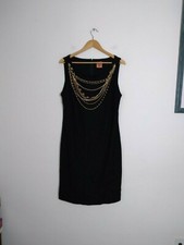 Tory Burch Sleeveless Chain Wool Dress Woman