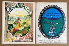 Celestial Seasonings Tea Print Ads Farm Chicken Mountain River Lot of 2