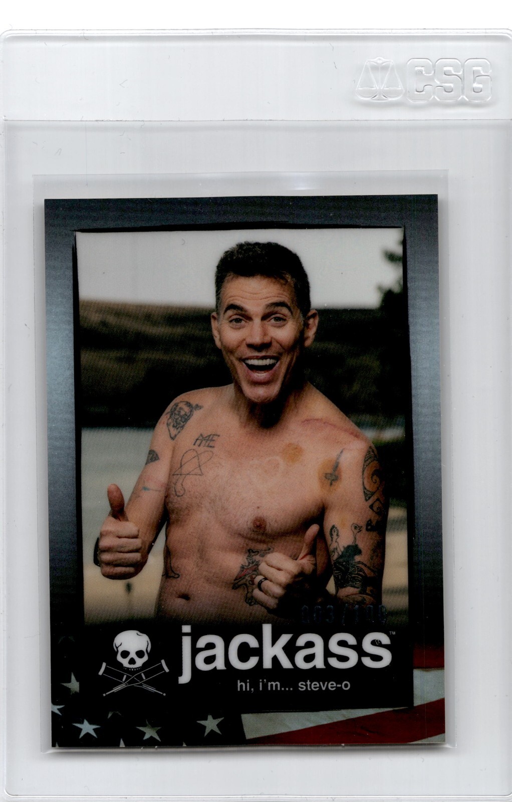 2022 Zerocool Jackass Trading Cards Refractor /100 SteveO 3 eBay