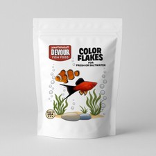 YFS Devour Color Flakes Bulk Aquarium Tropical Fish Food 12oz