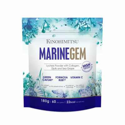 2X Kinohimitsu Collagen Marine Gem Reduce Wrinkles 60 Days Supply 180g Fast Ship