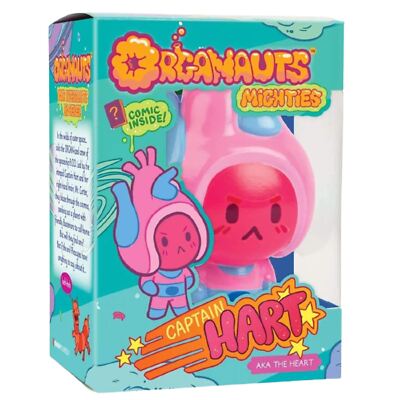 Organauts Mighties Captain Aorta Hart Figure Educational Anatomy Learning Toy